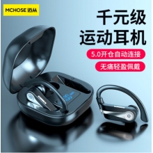 邁從（MCHOSE）邁從T30運(yùn)動(dòng)無(wú)線藍(lán)牙耳機(jī)開放式耳夾式跑步掛耳式超長(zhǎng)續(xù)航耳機(jī) T30科技黑