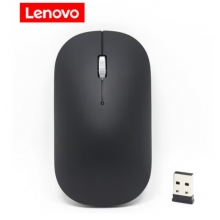 聯想（Lenovo）Cool Black 無線鼠標輕音鼠標 Air Handle輕音無線鼠標酷黑便攜辦公鼠標