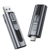 ?？低暎℉IKVISION）128GB type-C USB3.2固態(tài)U盤Rapids S560閃存優(yōu)盤 Iphone15雙接口手機(jī)電腦通用便攜